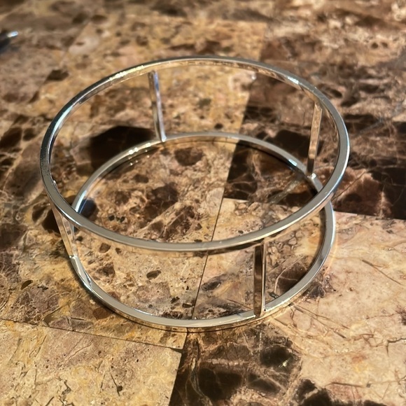 Silver Y2k Bangle Bracelet - Picture 5 of 8